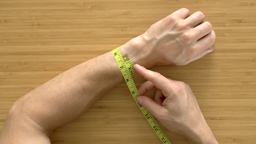 Measure wrist tailor tape